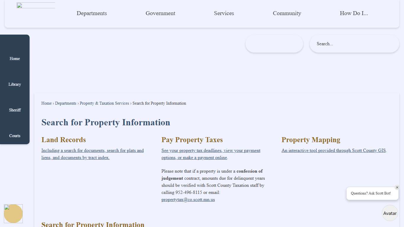 Search for Property Information | Scott County, MN